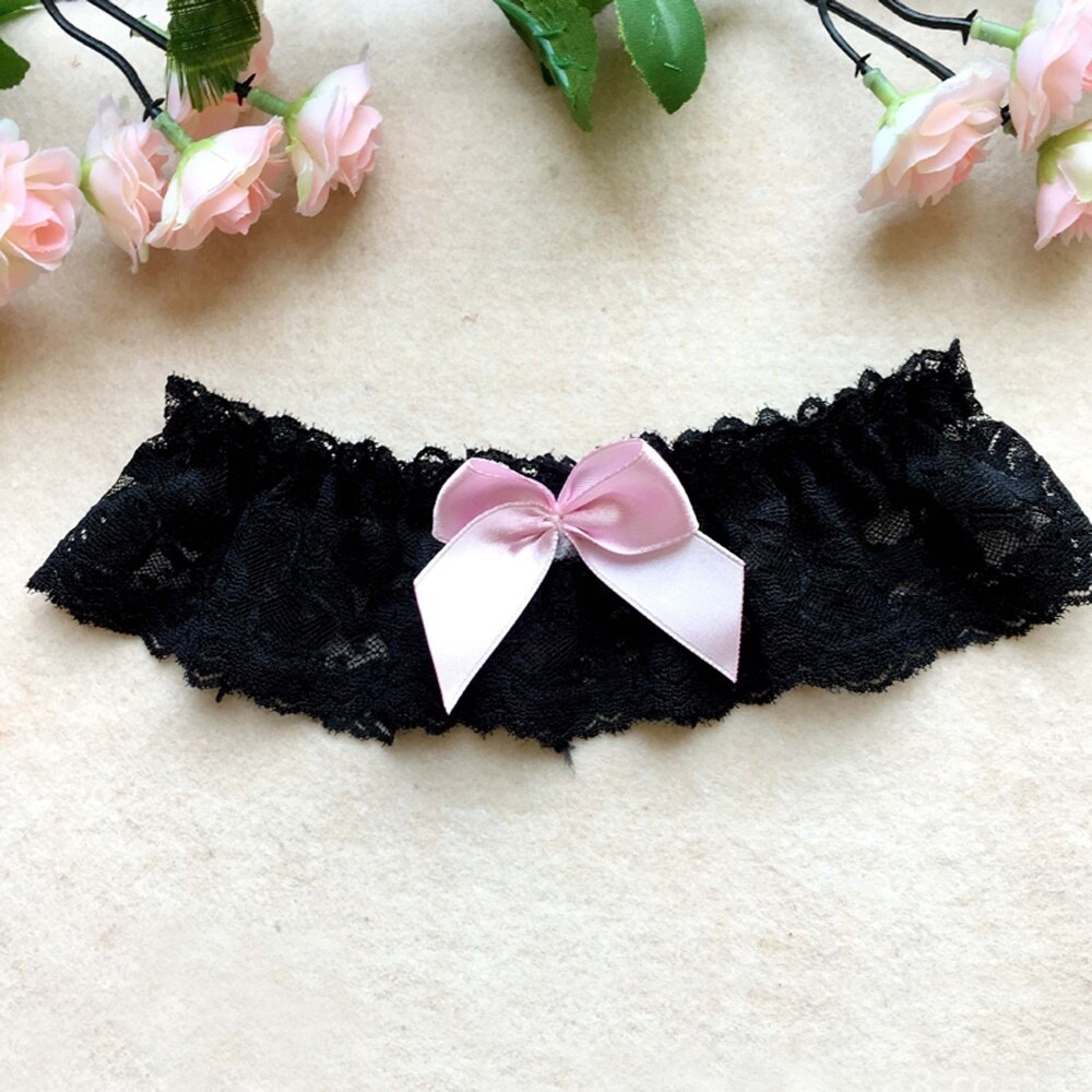 1Pcs Women Sexy Lace Floral Bow Bowknot Garter Floral Elastic Thigh Leg Ring Garter