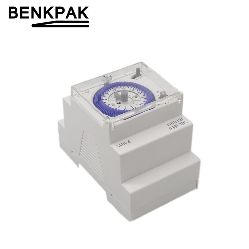 SUL 181d Analog 24 hours 3-Module Segment Mechanical DIN RAIL Timer Switch with Power Reserve SUL181d