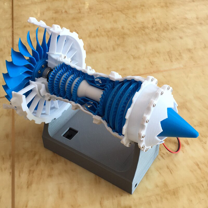 Moteur aéromoteur imprimé en 3D, Type Turbofan, Type ordinaire et électrique, bricolage,: electric 1