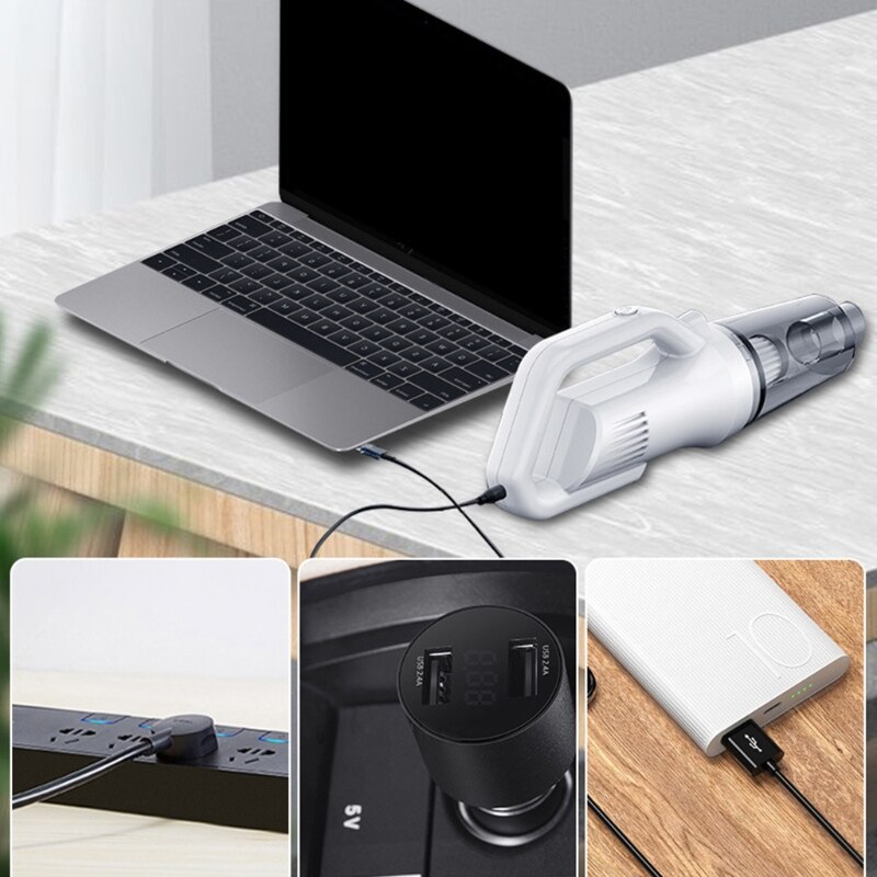 Handheld Cordless Vacuum Cleaner High-power Strong Suction Rechargeable Multiuse