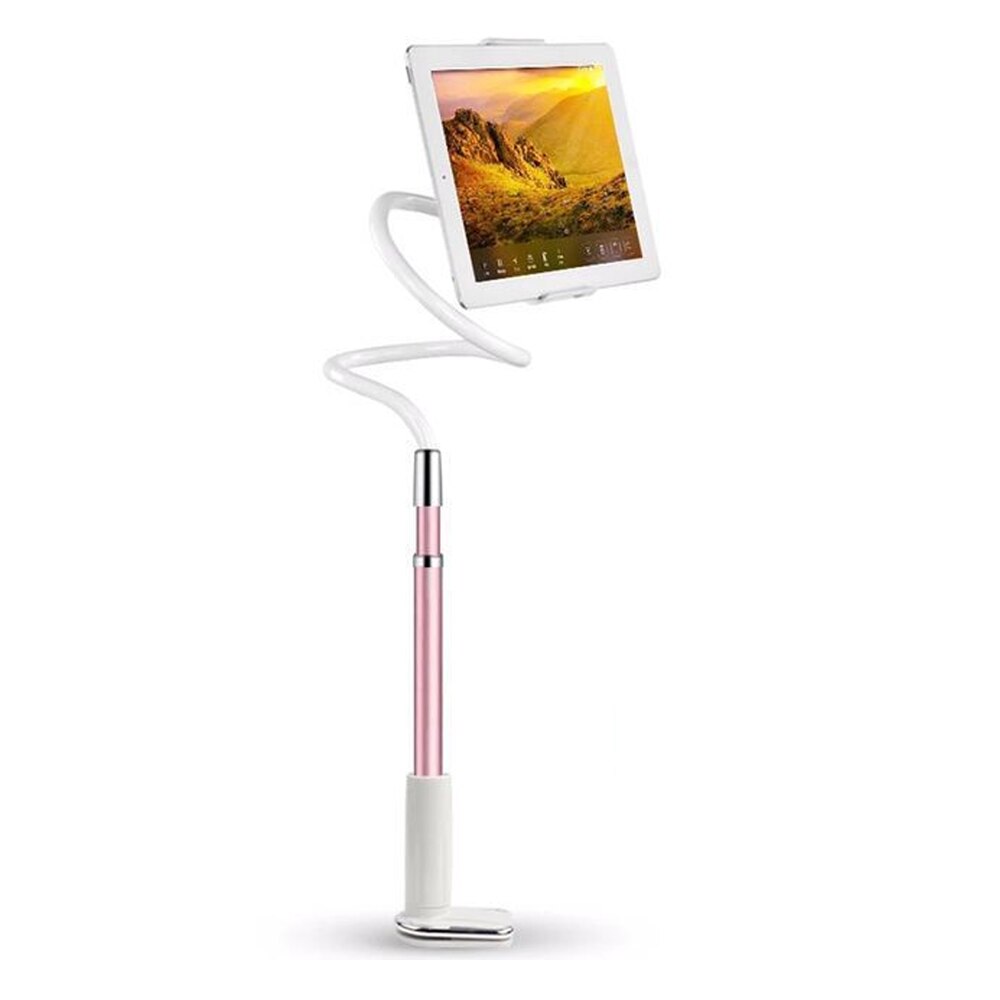 Tablet Holder 100 centimetri Lungo Braccio Letto/Desktop di Clip Della Staffa Per iPad Air mini Scrivania Tablet Espositori E Alzate Supporto 4 inch ~ 10.6 pollici Tablet Pc: Pink