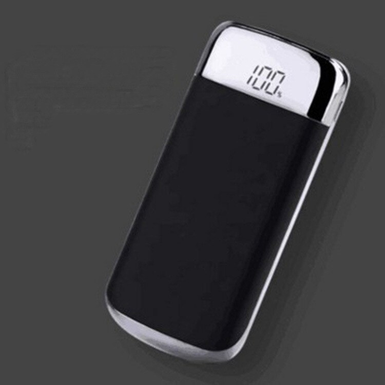 Power Bank20000mAh Ultra-Thin Portable Mobile Phone Battery External Power Charger Foriphone Xiaomi Mi Huawei Mobile Power Bank: Black / 20000mAh