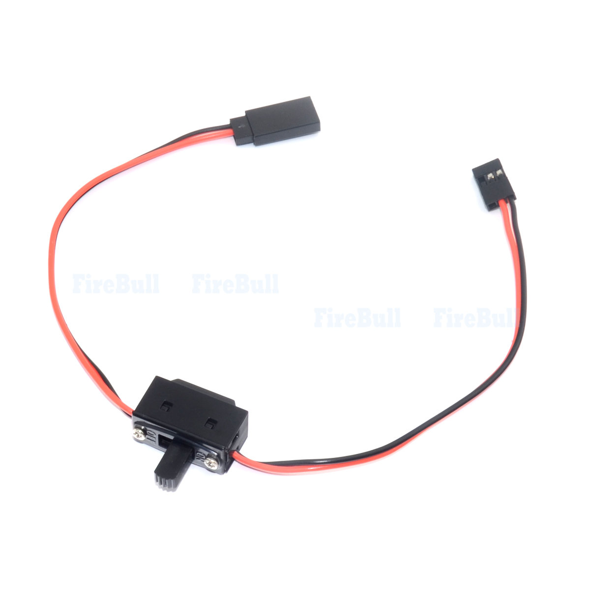 Receptor de encendido/apagado, batería de alimentación, luz LED, interruptor RC, Cable conector JR JST para avión RC, Dron, cuadricóptero, modelo FPV, coche, barco: Transparente