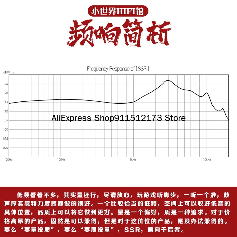 Shuiyueyu Ssr, Schoon Geluid, Lage Bas, Geen Zware Holte, compact In-Ear Hifi Entry-Level In-Ear Hoofdtelefoon