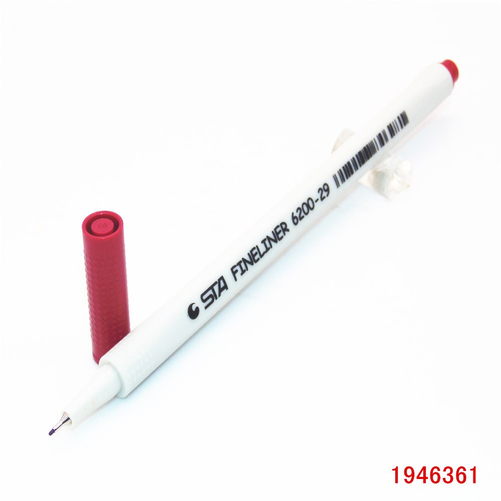 0.4mm 18 farger fine liner penner superfine tusj penn kunst tegnepenn for barn graffiti krok fiber penn: 29