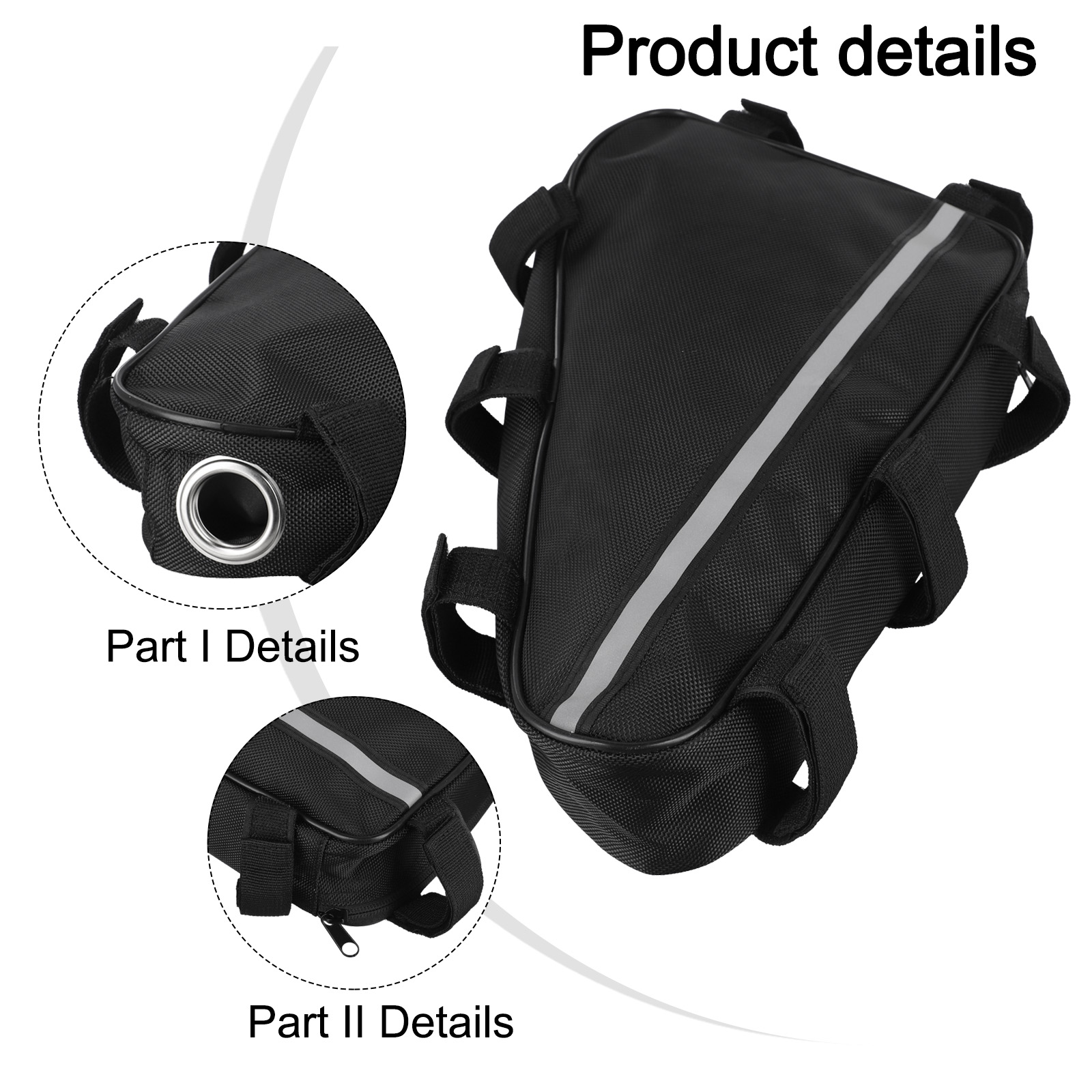 Ebike Frame Triangle Battery Bag Electric Bike Front Tube Bag Li-Ion Case Waterproof Controller Ebike Tool Bags Accessories