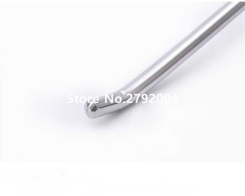 (100 pcs/pack ) 25cm Length 6mm Diameter slat wall security display hook lock slat wall hook display