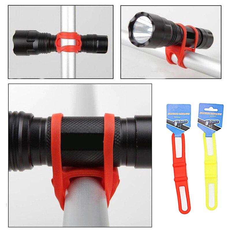 Riem Gesp Sluiting Fiets Accessoires Fietsen Universele Fiets Zaklamp Siliconen Handvat Bar Houder Fietsstuur Tape