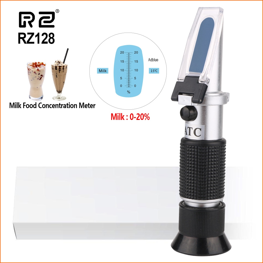 Réfractomètre de Concentration de lait RZ réfractomètres automatiques numérique 0-20% réfractomètres de lait portables Brix réfractomètre Portable