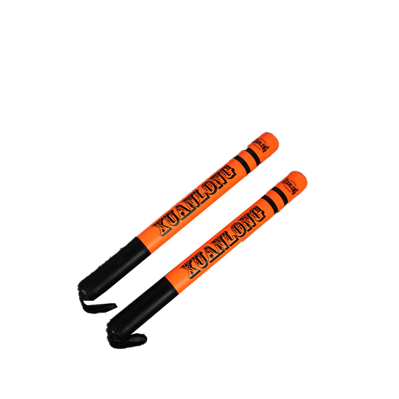 2PCS Boxing Stick Target Muay Thai Sanda Dodge Reaction Stick Taekwondo Speed Training Equipment Foam Target Fighting Reaction: orange