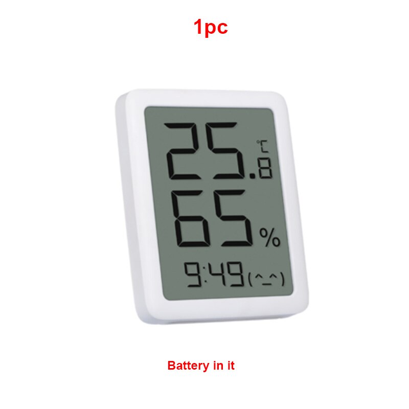 Xiaomi Mi Mijia Miaomiaoce E-ink LCD Large Digital Display Thermometer Hygrometer Temperature Humidity Sensor: white