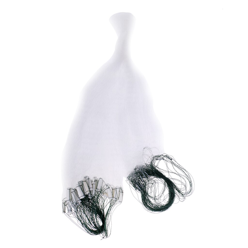 Filet de pêche à trois couches filet de pêche filet de Seine avec Bobbers de flotteur en mousse et plombs de plomb