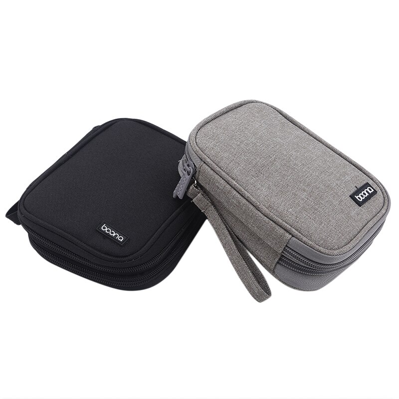 Reistas voor externe harde schijf, powerbankhoes, opbergtas voor iphone, adapter, oplader, gadgets, kabeltas