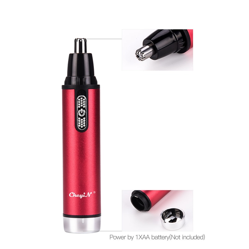 4 in 1 mannen Gezicht Ontharing Kit Oor Neus Trimmer Elektrische Wenkbrauwen Neus Bakkebaarden Hair Cutter Scheerapparaat Batterij aangedreven P46