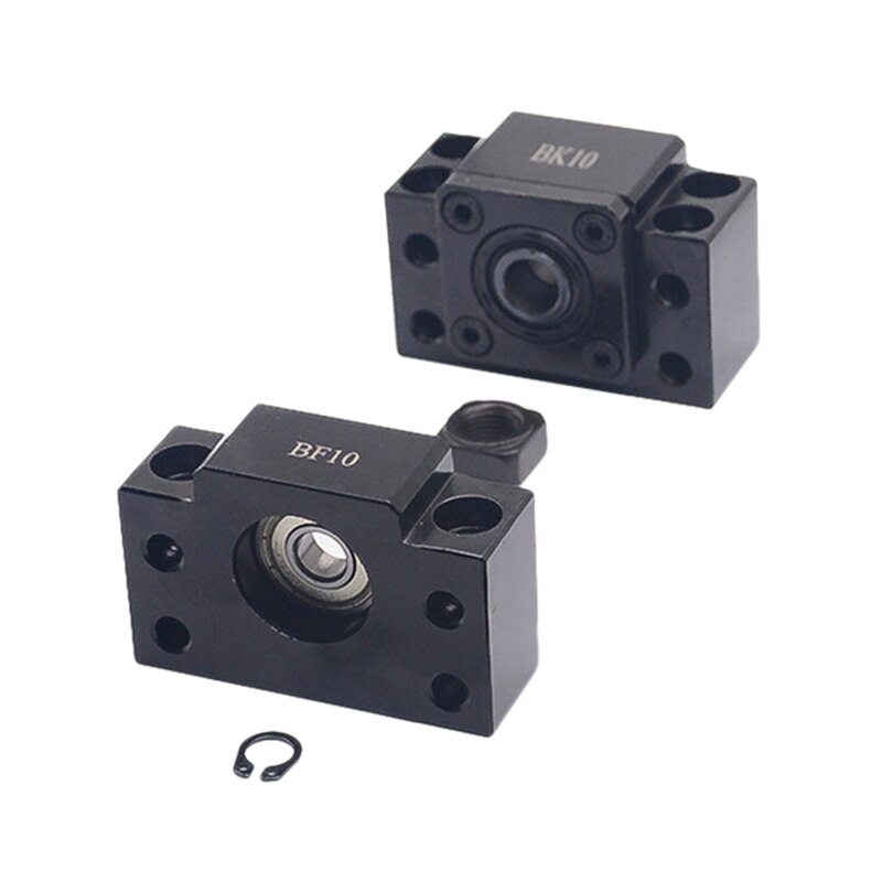 Sfu1204 ensemble: Sfu1204 vis à billes roulées C7 avec extrémité usinée + 1204 écrou à billes + boîtier d'écrou + Bk/Bf10 Support d'extrémité + coupleur Rm1204