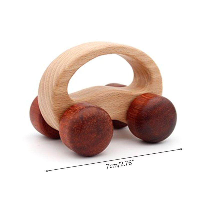 Del bambino Forma di canna Ecofriendly di auto di Legno FAI DA TE bambino Animale Del Fumetto di puzzle Del Giocattolo F3me: 75