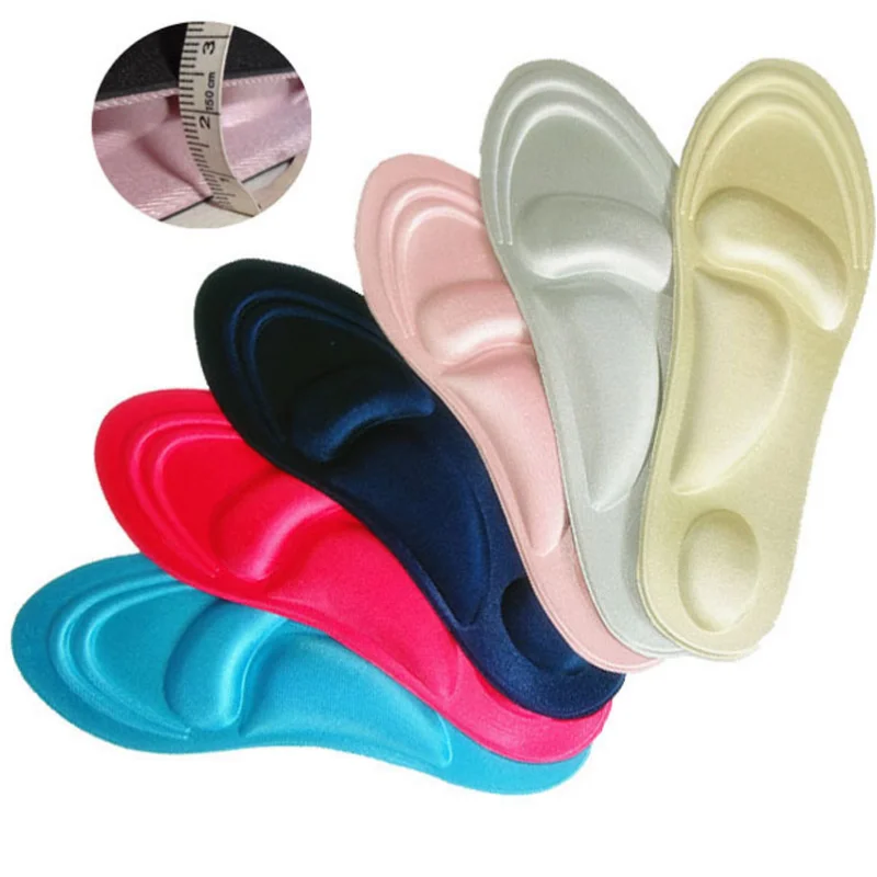 4d Erinnerung Schaum ortho pä dische Einlegesohlen für Schuhe Frauen Männer Plattfüße Bogen Unterstützung Massage Planta rfasziitis Sport Pad