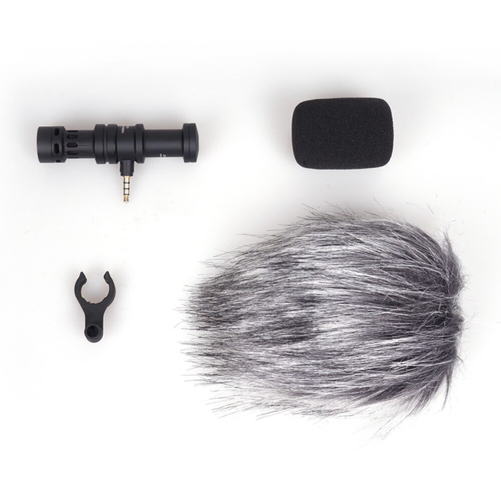 Comica CVM-VS08 Wireless Mobile Phone Microphone Mini Portable Microphone Video Interview Vlog Mic For iPhone Android Smartphone