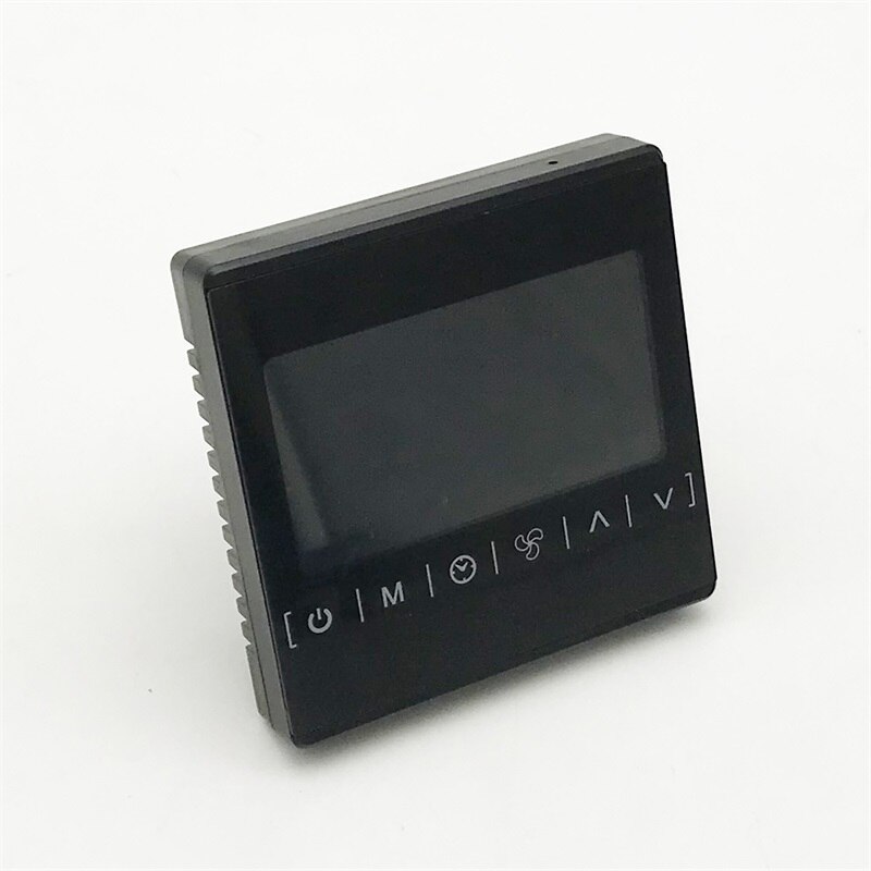 Temperature Controller Smart Thermostat AC Fan Coil Thermostat heating air conditioning thermostat Water Heating Thermostat: Black