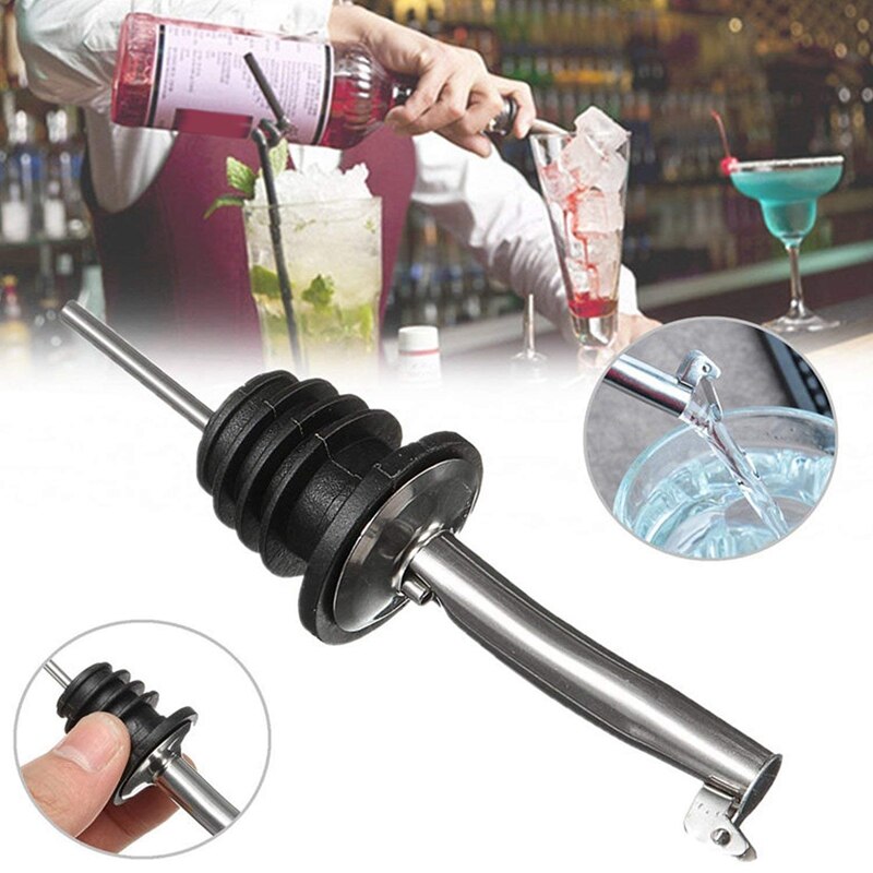 10 stk rustfritt stål vintut brennevin helletuter sett for vin brennevin olivenolje kaffesirup eddikflasker