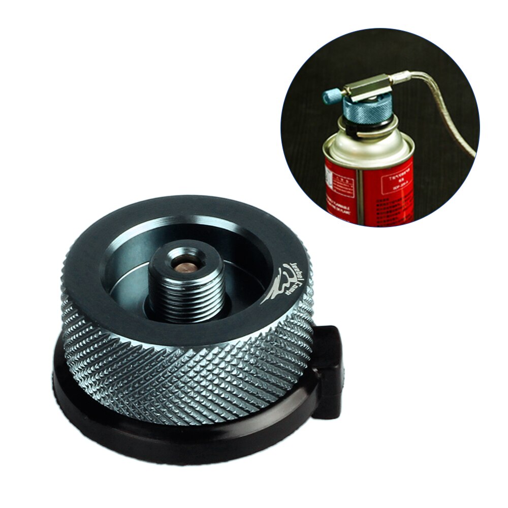 Outdoor Camping Stove Propane Refill Adapter LPG Flat Cylinder Coupler Gas Conversion Head Set for Camping Hiking Outdoor