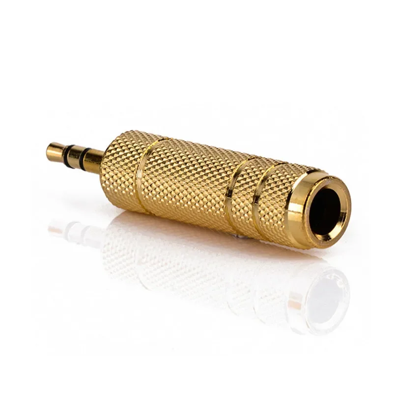 Adaptateur Audio Jack 3.5mm à 6.5mm, convertisseur AUX à 3 pôles, adaptateur 6.35 à 3.5, connecteur femelle mâle, électronique grand public