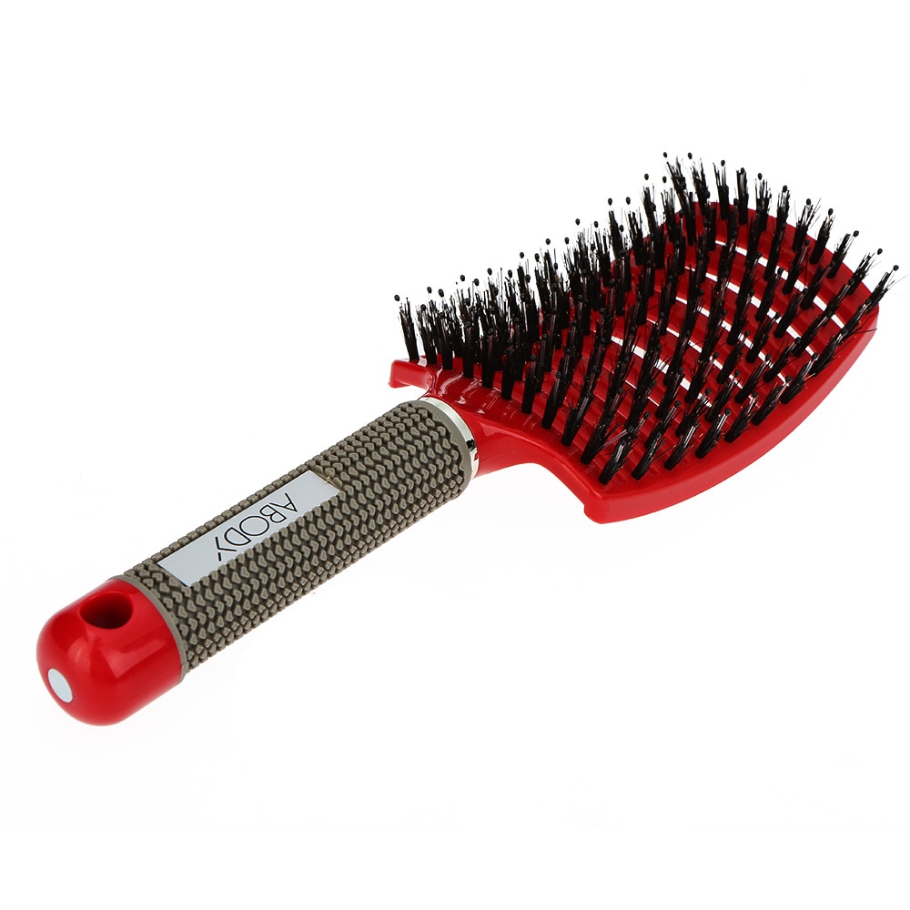 Tipode organismo peine cepillo de pelo cepillo para el pelo mujeres pelo enredo de peluquería de cepillo herramienta peine del pelo: real Abody
