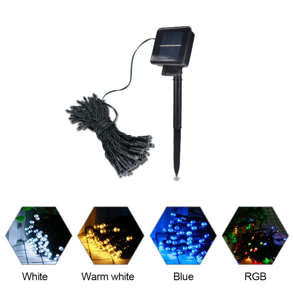 5/10/20 mt Gebühr Solar- LED Schnur Lampe Garten Ambiente Licht Terrasse Rasen Landschaft Hochzeit Partei draussen Dekor Pfad Lichter