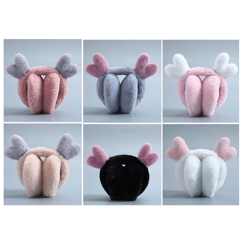 Accessories Cute Japanese Soft Girl Foldable Earmuffs Earmuffs Earmuffs Earwarmers Headband Earmuff Folding Earmuffs