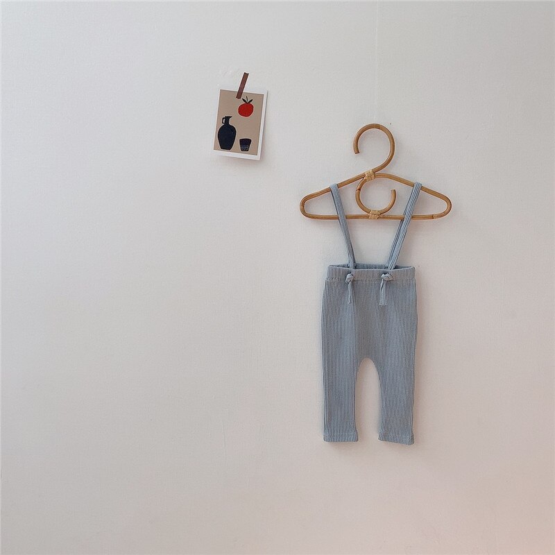 Baby-latzhosen für mädchen und jungen, 2022er-Pack, baumwollhosen für freundlicher, hochelastischer bund, süße hosen, Boutique: Himmelblau / 90