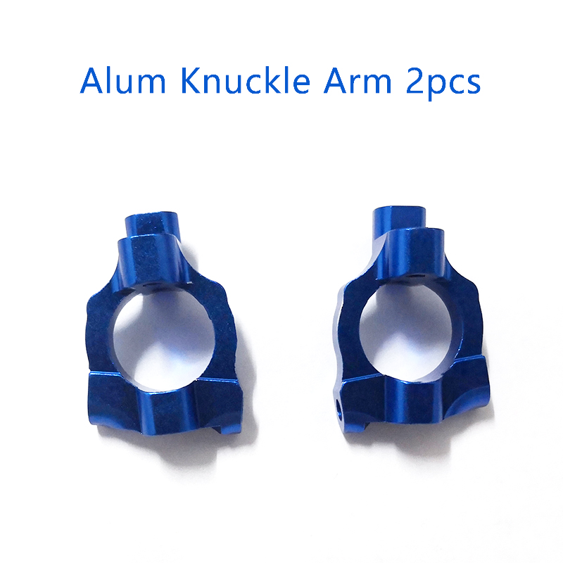 2pcs Alloy Steering Arm For Rc Hobby Model Car 1-10 Vrx racing Octane Vetta Karoo Ftx Outlaw Upgraded Hop-Up Part 10923: Red