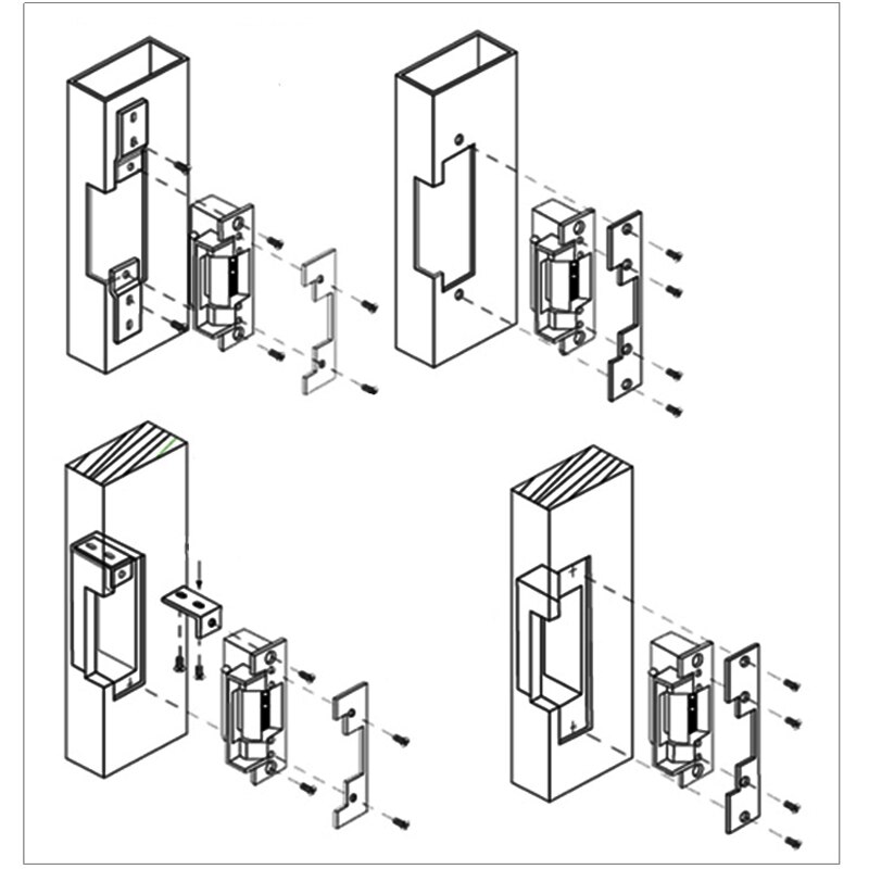 Electric Strike Door Lock Door Access Control System Fail-safe fail secure 5YOA Brand StrikeL04