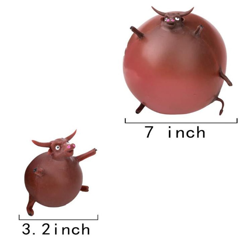 Nuovo Animale della Sfera Dell'onda Squishy TPR Lento Aumento Morbido Cinghie Simulazione Stress Relief Spremere Giocattolo Del Capretto Giocattolo Del Bambino divertente Regalo 6*5 CENTIMETRI