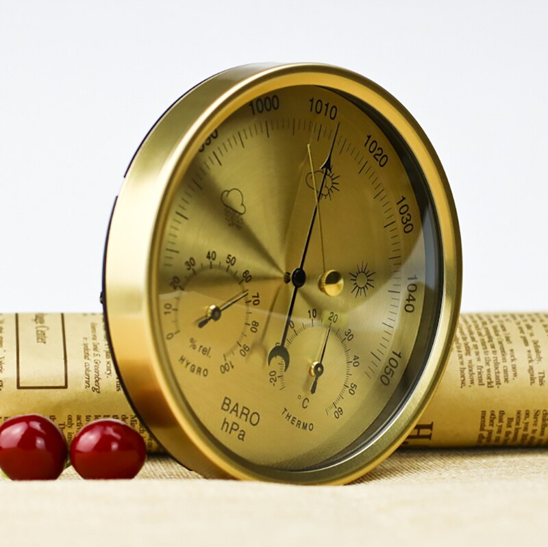 Analog Barometer Thermometer Hygrometer Wall Hanging Temperature Humidity Monitor Atmospheric Pressure Meter for Home use