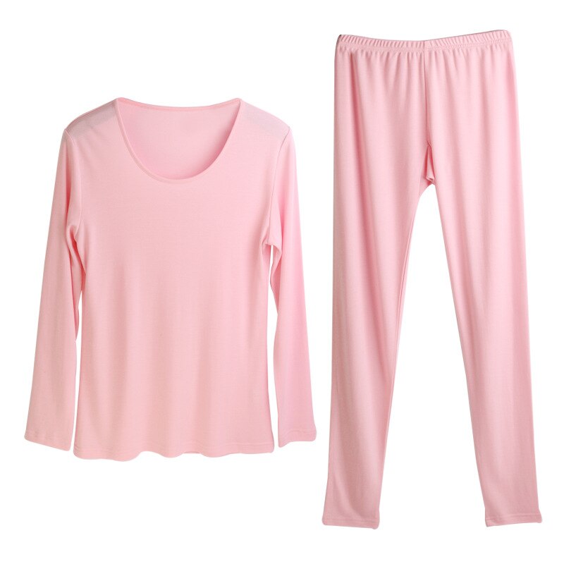 Autumn and Winter Thickened 30% Silk 70% Wool Thermal Underwear Suit Female Silk Knitted Bottom-knitted Autumn Clothes and Trou