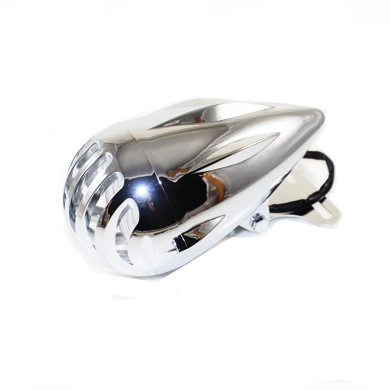 12v Motorcycle Bullet Head Light Headlight Lamp w/Bracket Mount For Harley Dyna Electra Glide Softail Cruiser Offroad