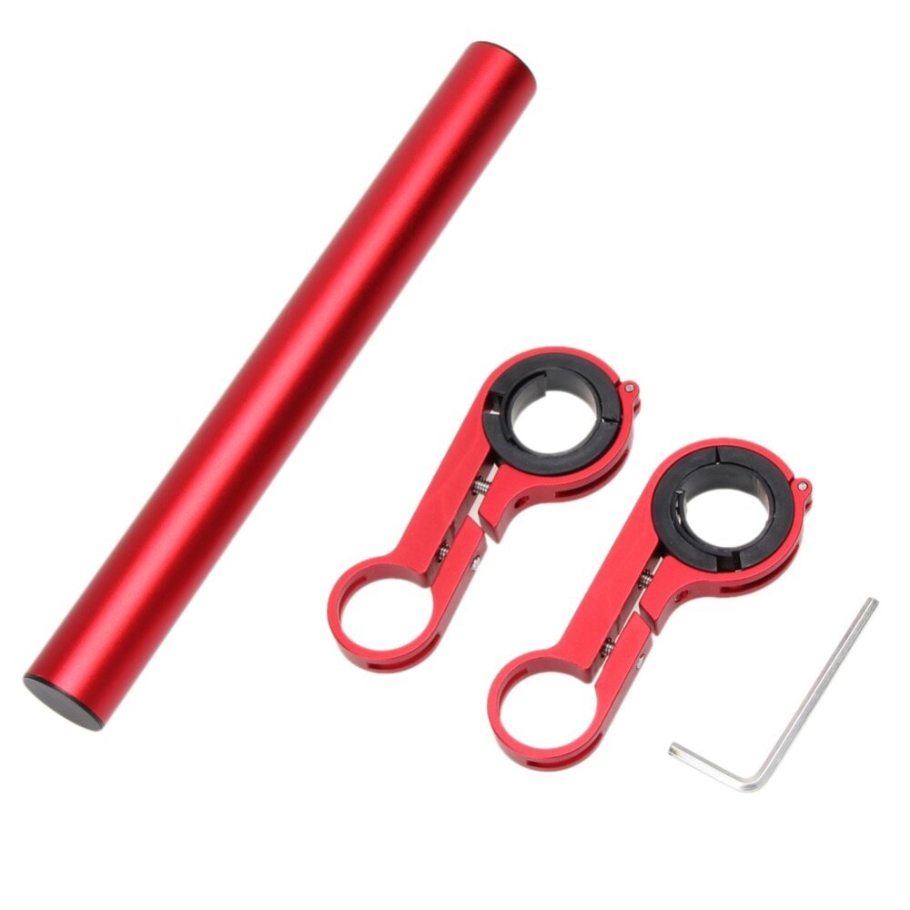 Prolongateur de guidon de vélo en Tube de carbone, support de phare de vélo de montagne vtt, accessoire de cyclisme