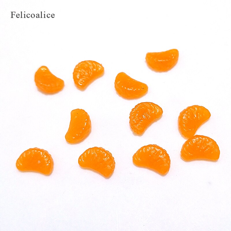 20pcs/bag Resin Fruit Slime Charms Additives Supplies Kit DIY Slime Accessories Filler For Fluffy Clear Slime Clay In Stock: 20pcs F