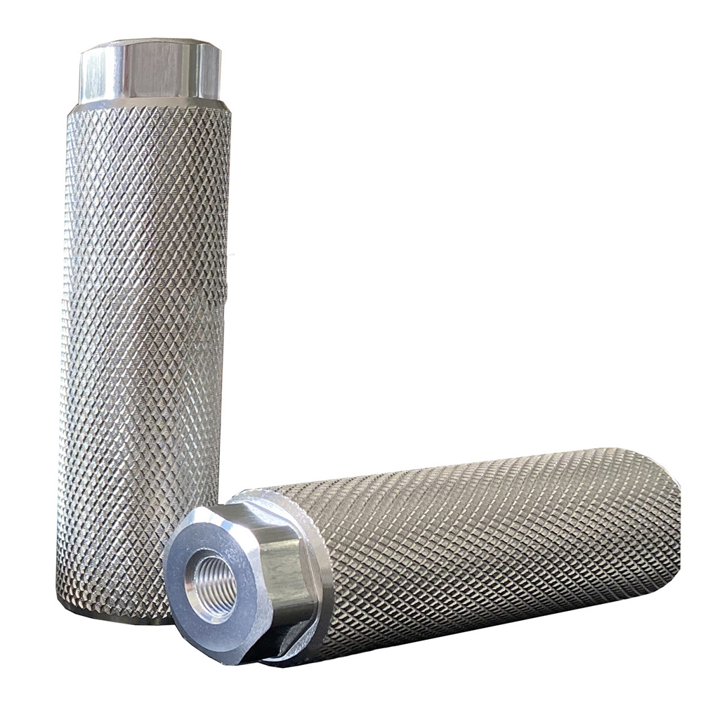 Clavijas de bicicleta de montaña, accesorios de aleación de aluminio multicolor opcionales para ejes de 3/8 pulgadas, , 1 par: Rojo