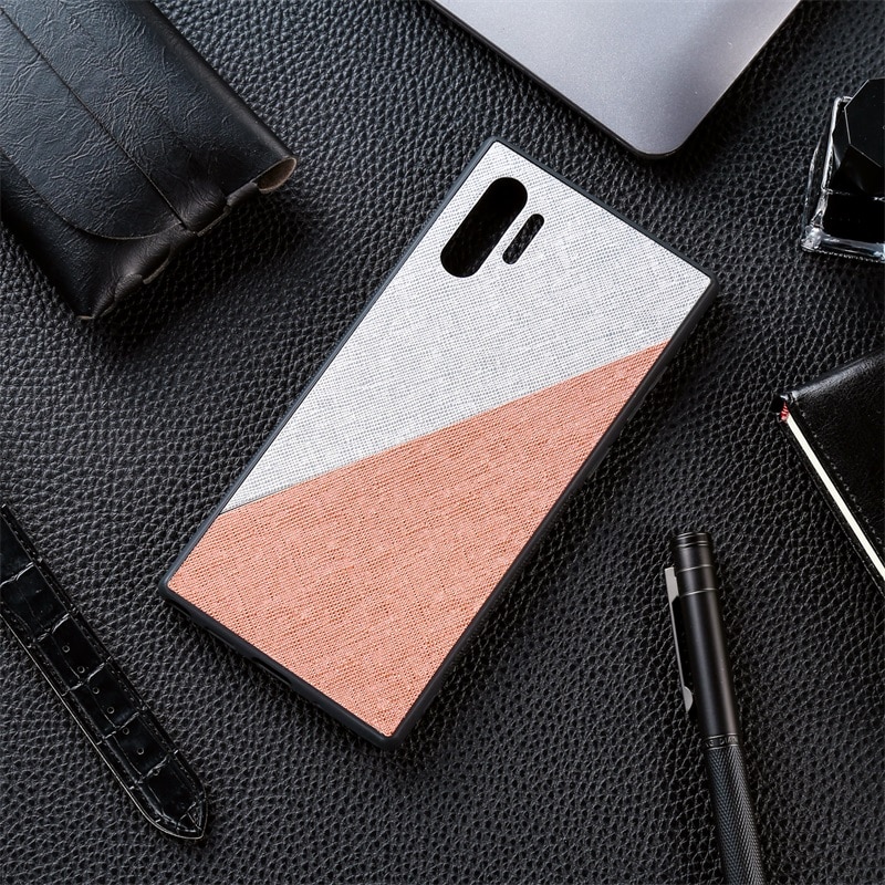 Luxury PU Leather Phone Case For Samsung Galaxy Note 10 Plus Cases Soft TPU Shockproof Cover For Samsung S10 Plus S10e S10+ S 10: For Note 10 / White Pink