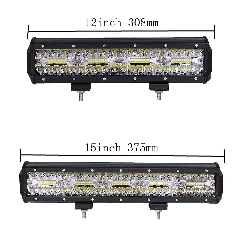 180W 240W 300W 360W Barra de luz LED de obra combo de coche luz de conducción para OffRoad camión 4WD 4x4 UAZ rampa para motocicleta 12V 24V auto