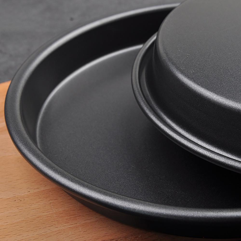 Pizza Baking Tray Aluminum Alloy Round Baking Tray High Temperature Resistant Easy to Clean 9-inch Non-stick 40DC20
