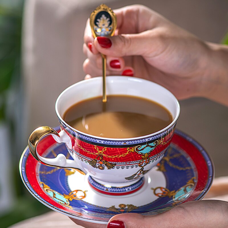 European coffee cup, modern bone china office textured porcelain tea cup, hand-painted simple filizanki tun kawy cups 50 cs 50