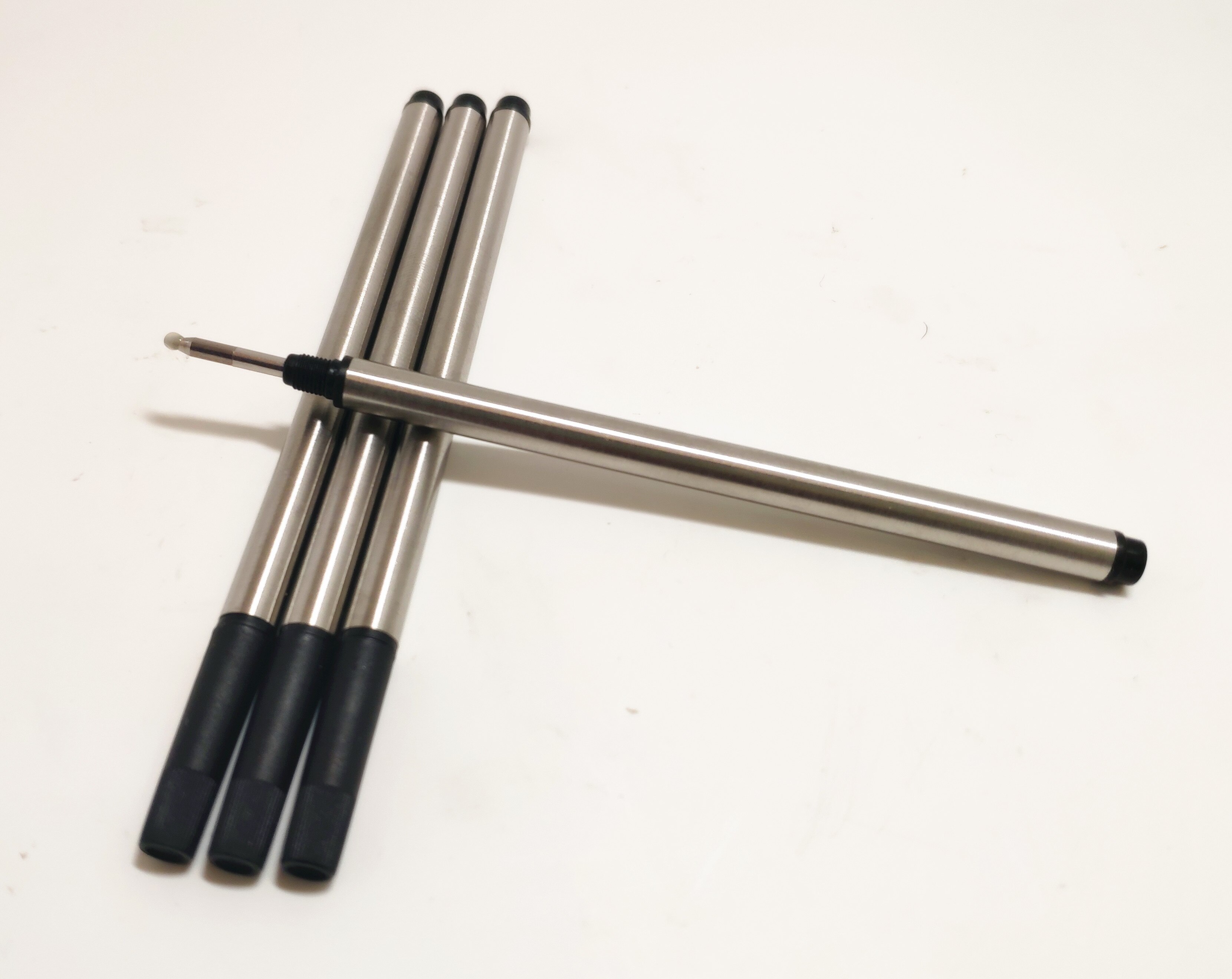 5 Stks/partij Metalen Schroef Type Vullingen 0.7 Mm Voor Roller Balpen Business Pen Balpen Vullingen