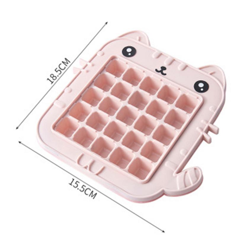 Cubitos de hielo caseros de estilo lindo para el hogar, pequeño congelador, nevera, cubito de hielo congelado, molde de cubitos de hielo de animales de dibujos animados, rejilla de hielo, herramientas de cocina