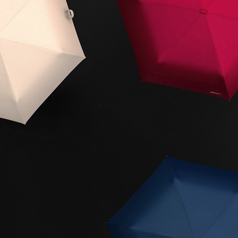 OLYCAT Ultralight Flat Automatic Umbrella Three-Fold Sunny Umbrella Portable Anti-UV Umbrella