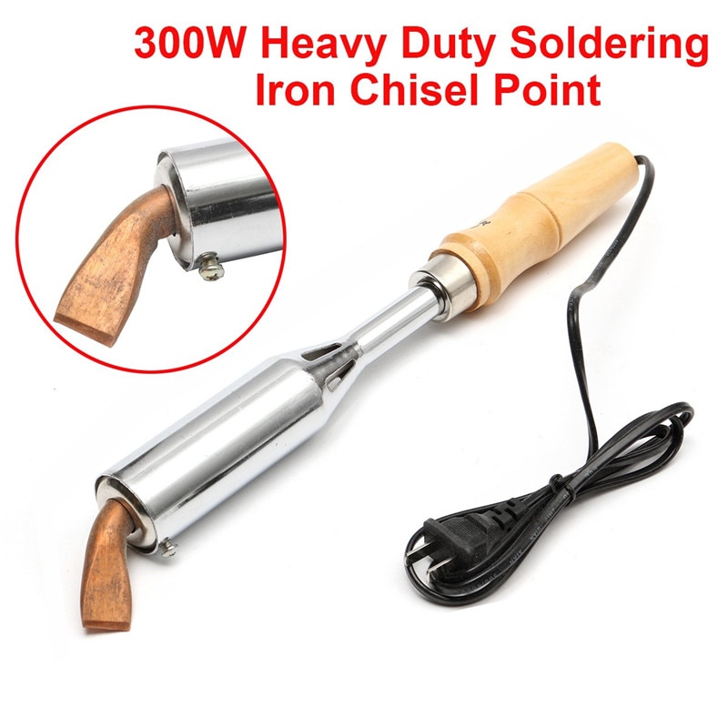 300W Heavy Duty Soldering Iron Chisel Point 300 Watt AC 220V For Electronic Maintenance Production