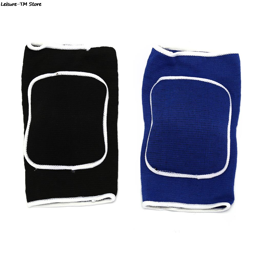 1 Uds. Coderas y rodilleras tejidas gruesas esponjas de baloncesto soporte de choque almohadillas de apoyo de codo deporte y Fitness
