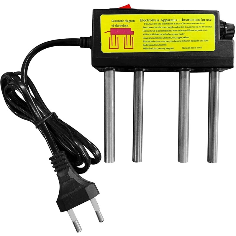 Water Electrolyser Test Electrolysis Device Water Tools Water Impurities Monitor Portable Water Tester EU Plug: Default Title
