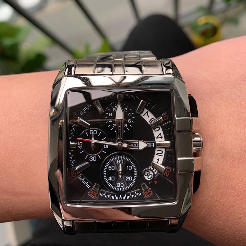 Echte Foto! Megir Mannen Horloges Luxe Top Brand Creatieve Zakelijke Rvs Quartz Horloges Mannen Relogio Masculino